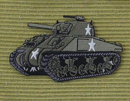 Ecusson patch sherman tank - ,
