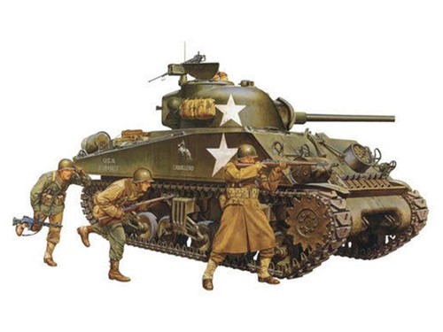 Tamiya tank sherman m4a3 - tank,